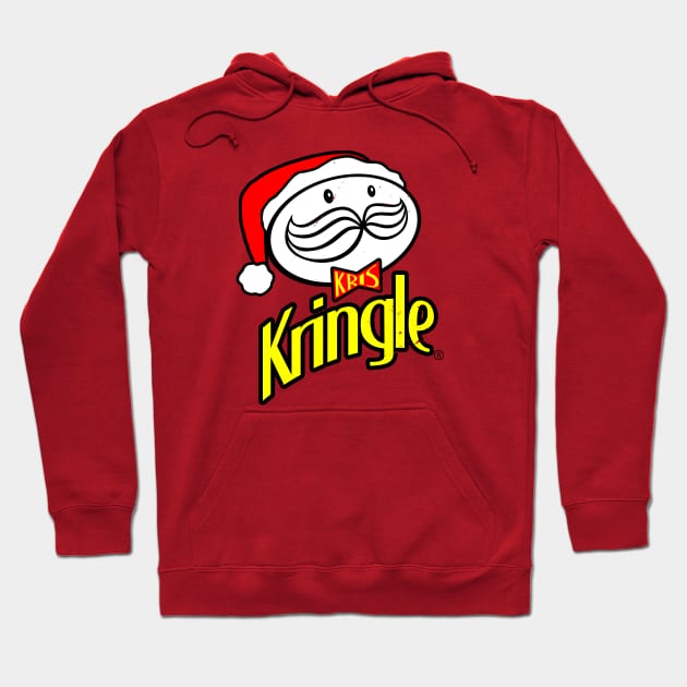 Kris Kringle Santa Claus Inspired Christmas Logo Parody Hoodie by BoggsNicolas